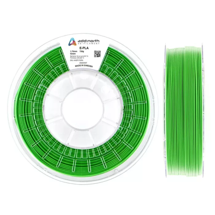 Grön PLA filament 1.75mm - 750g - add:north