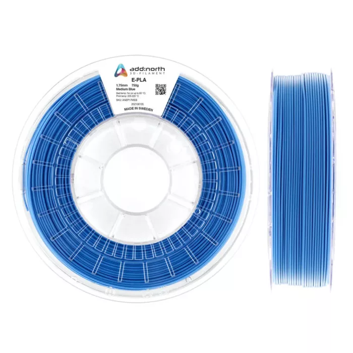 Blå PLA filament 750g - 1.75mm - add:north