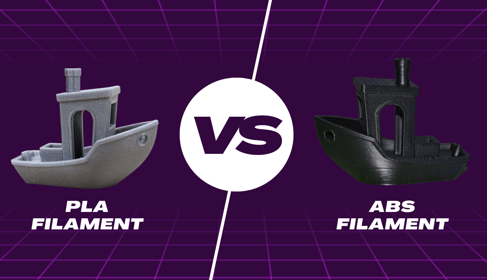 PLA filament vs ABS filament