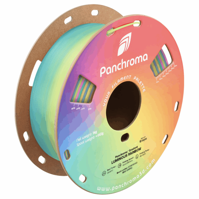 Panchroma PLA Rainbow / flerfärgad - 1.75mm - 1kg