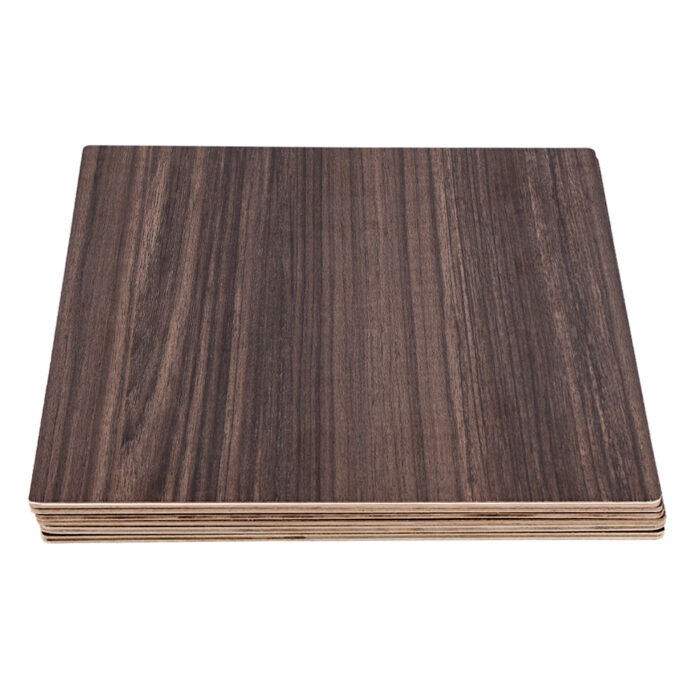 10-pack valnötsplywood 200×200×3mm - Bild 3