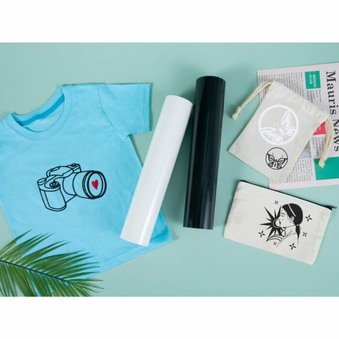 LOKLiK Heat Transfer Vinyl - Vit - 30.5 x 180 cm - Bild 4